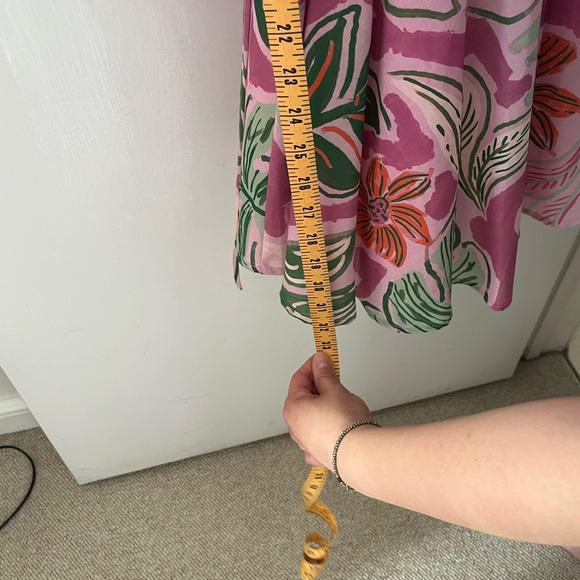 Floral Pink Summer Dress by Midnight Doll - Picture 7 of 7